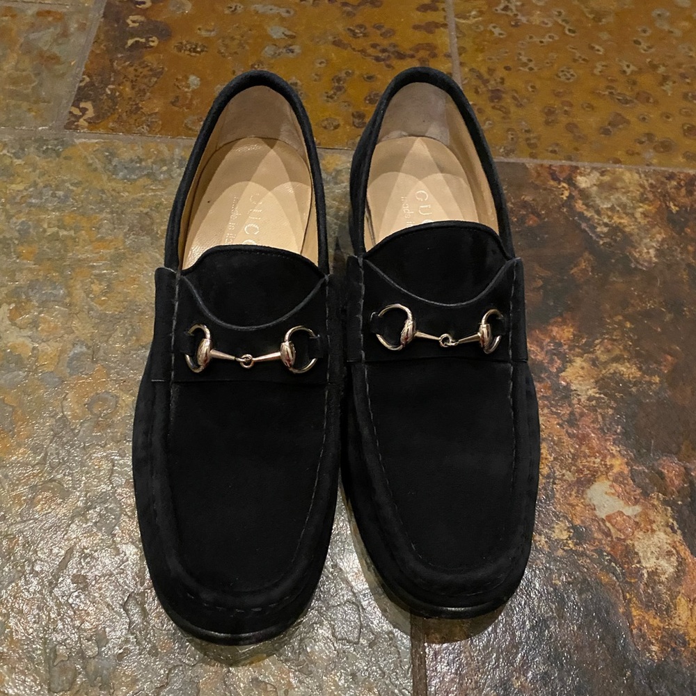 Gucci Suede Loafers